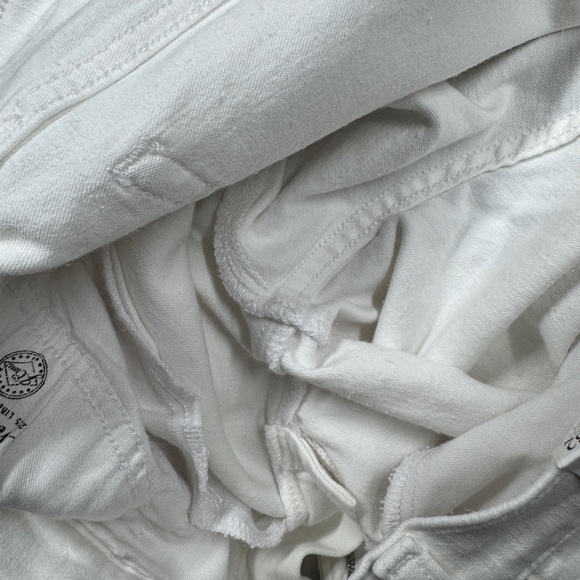 NWT J.Crew 9” Mid Rise Toothpick White Zip Fly Cotton Blend Stretch Jeans 32 - Picture 13 of 16